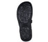 Sandale sport, dama, SKECHERS REGGAE SLIP-STRETCH FLEX 163460-BBK negru, textil